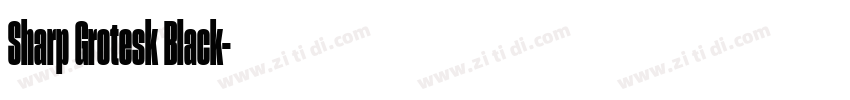 Sharp Grotesk Black字体转换 Sharp Grotesk Black字体转换